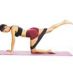 Bande de résistance pour squat et lifting des fessiers, bande élastique fitness