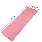 Tapis de yoga NBR 187 x 62,5 x 0,8 cm élargi et épaissi, antidérapant pour danse et fitness