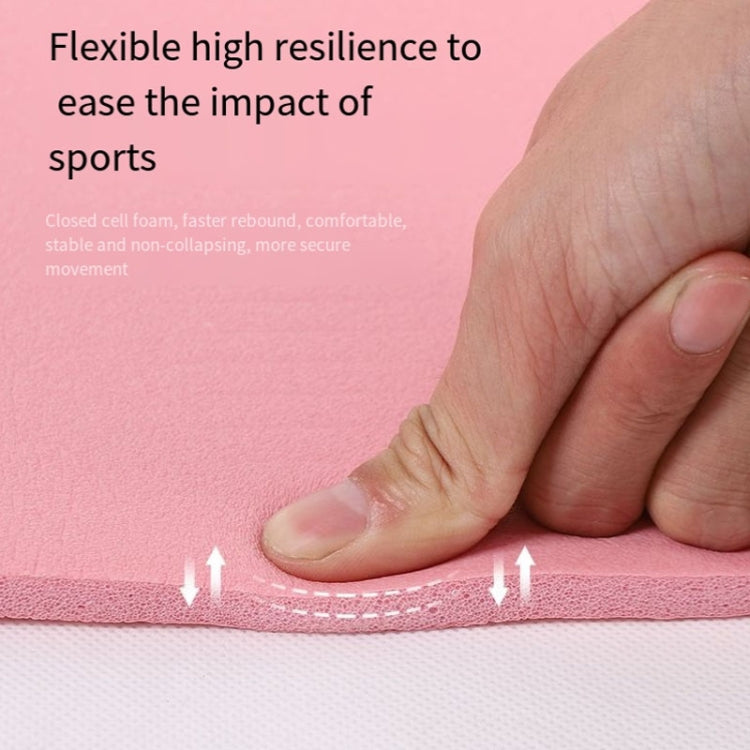 Tapis de yoga NBR 187 x 62,5 x 0,8 cm élargi et épaissi, antidérapant pour danse et fitness