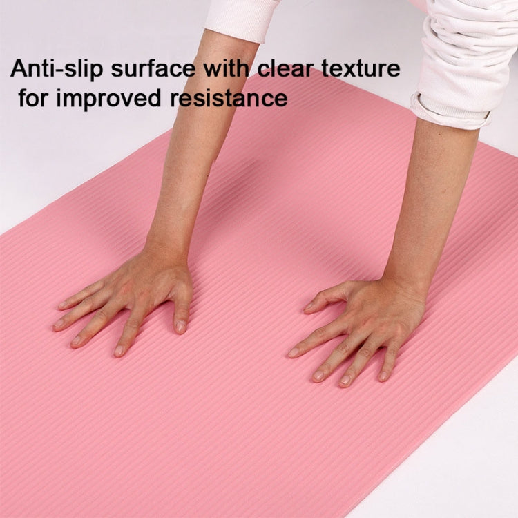Tapis de yoga NBR 187 x 62,5 x 0,8 cm élargi et épaissi, antidérapant pour danse et fitness