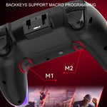 Poignée sans fil Bluetooth lumineuse Dazzle Color Light pour PS4