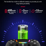 Poignée sans fil Bluetooth lumineuse Dazzle Color Light pour PS4