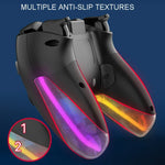 Poignée sans fil Bluetooth lumineuse Dazzle Color Light pour PS4