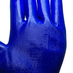 2 paires de gants de sécurité de travail, résistants à l'abrasion et à l'huile, demi-gants en caoutchouc nitrile