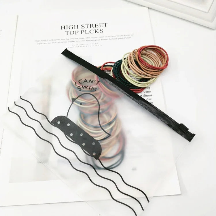 100 pièces/paquet Accessoires à cheveux élastiques Anneau en nylon Corde à cheveux Élastique Bandeau