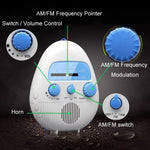 Radio FM portable étanche avec corde de suspension pour salle de bain, SY-900