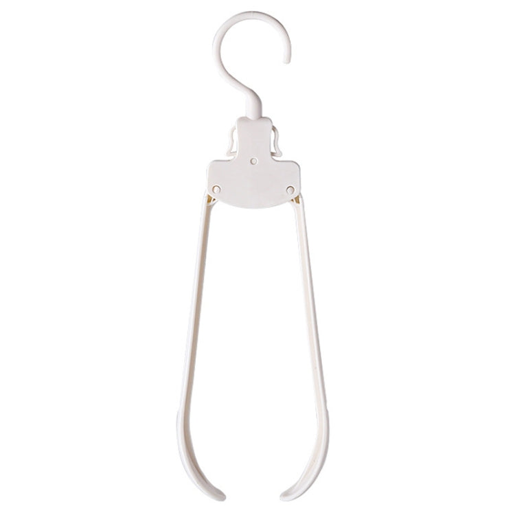 Cintre de voyage pliable en plastique, portable, avec larges épaules, séchoir sans traces