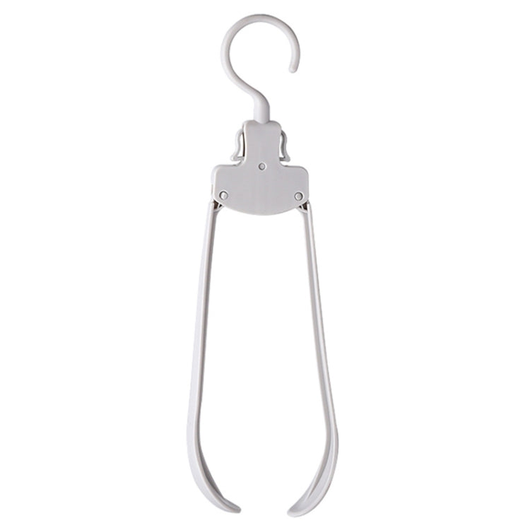 Cintre de voyage pliable en plastique, portable, avec larges épaules, séchoir sans traces