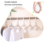 Cintre de voyage pliable en plastique, portable, avec larges épaules, séchoir sans traces