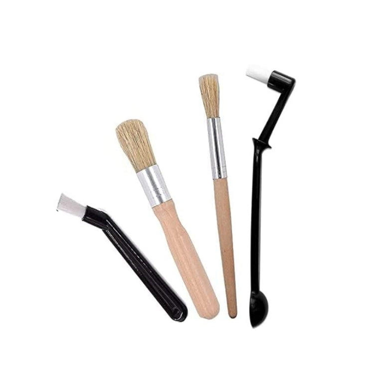 Kit de Nettoyage pour Machine à Café Brosse de Nettoyage pour Moulin à Café, Type A 5-en-1, Type B 4-en-1, Type C 3-en-1, Type D 4-en-1, Type E 4-en-1, Type F 4-en-1, Type G 14-en-1, Type H 4-en-1