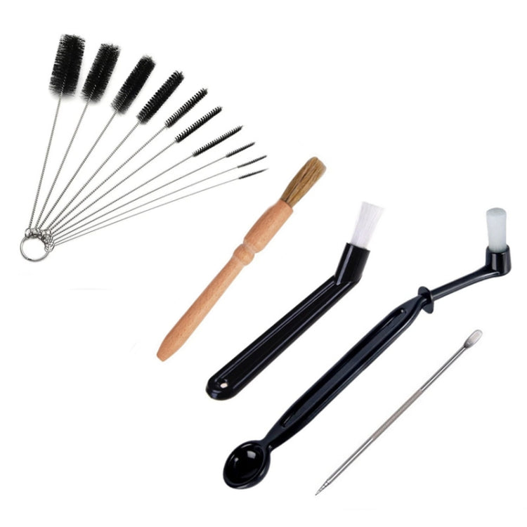 Kit de Nettoyage pour Machine à Café Brosse de Nettoyage pour Moulin à Café, Type A 5-en-1, Type B 4-en-1, Type C 3-en-1, Type D 4-en-1, Type E 4-en-1, Type F 4-en-1, Type G 14-en-1, Type H 4-en-1