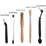 Kit de Nettoyage pour Machine à Café Brosse de Nettoyage pour Moulin à Café, Type A 5-en-1, Type B 4-en-1, Type C 3-en-1, Type D 4-en-1, Type E 4-en-1, Type F 4-en-1, Type G 14-en-1, Type H 4-en-1