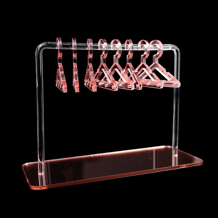 Présentoir support de rangement de boucles d'oreilles en acrylique de style cintre