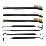 Brosse métallique à double embout pour le nettoyage de détails, le laitier de soudure et la rouille