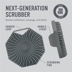 Brosse de douche en silicone pour le corps