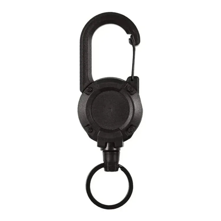 Boucle de sac à dos d'escalade flexible, porte-clés sportif avec enrouleur de badges rétractable, Flexible