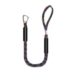 Accessoires de corde de bateau pince en acier inoxydable Pier, câble d'amarrage kayak avec tampon intégré PWC, noir, noir bleu rouge, bleu blanc noir