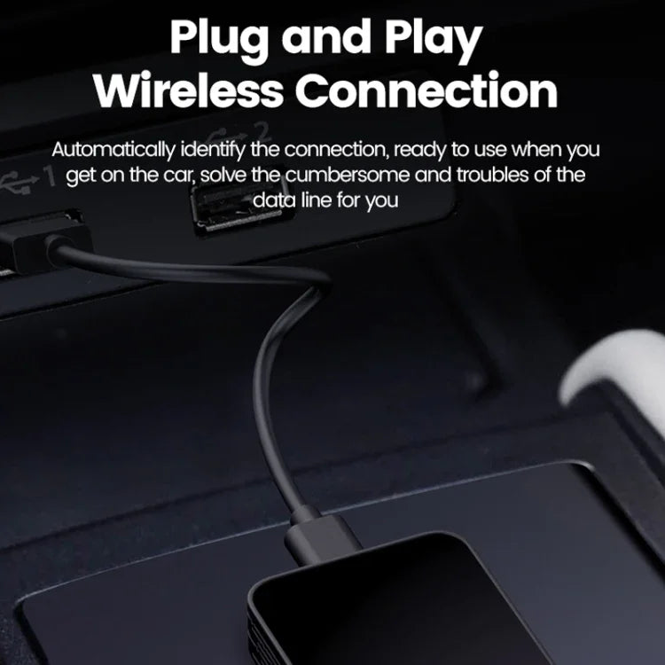 Boîtier Carplay filaire vers sans fil Android Auto pour l'interconnexion automobile