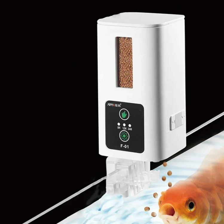 Distributeur automatique de nourriture pour aquarium XINMA F-01 400ml, alimentation intelligente avec minuterie, grande capacité