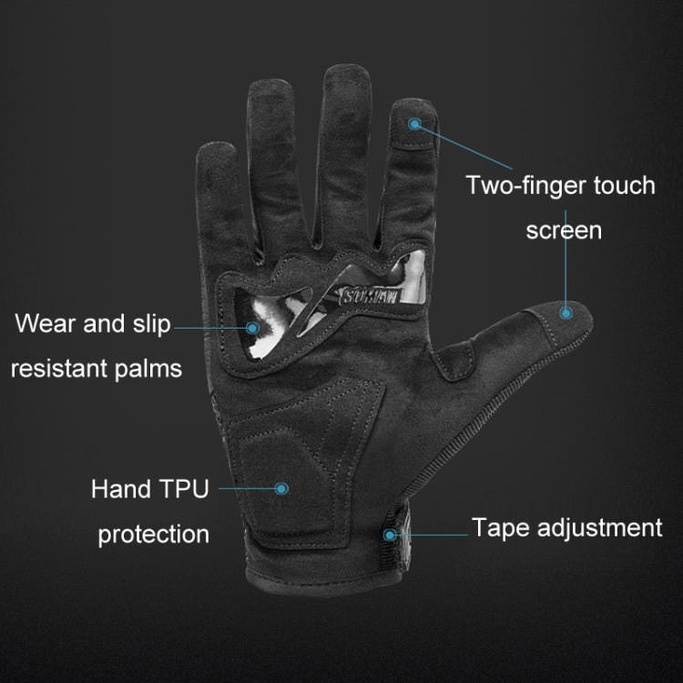 Gants de moto SOMAN anti-chute, respirants, antidérapants en fibre de carbone, M, L, XL, XXL