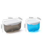 Boîte à mouchoirs transparente étanche sans perçage pour salle de bain, étagère de rangement murale pour toilettes, Grande (Noire), Grande (Rose), Petite (Noire), Petite (Rose)