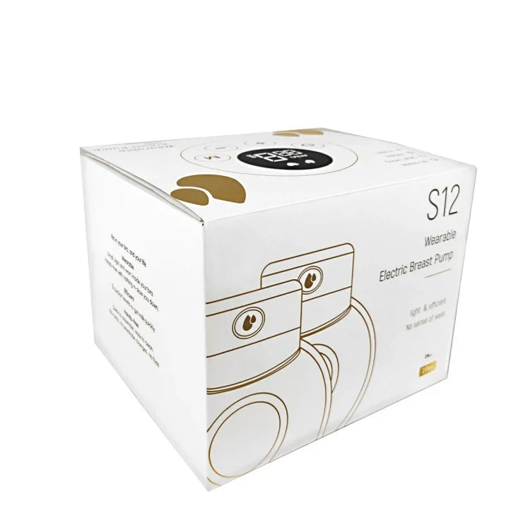 Tire-lait électrique portable double S12 avec 2 modes et 9 niveaux d'aspiration réglables, S12 Double