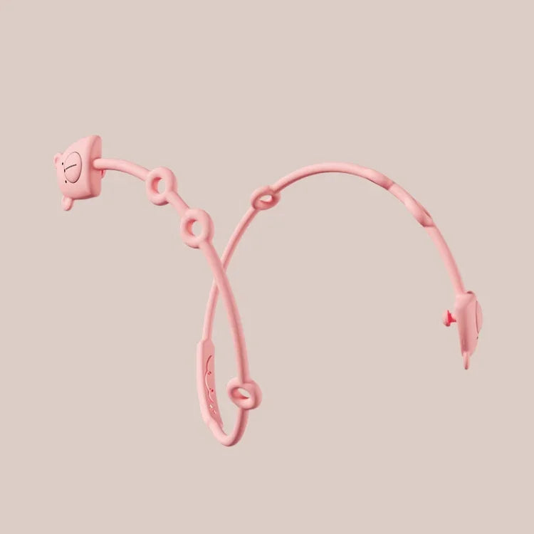 Chaîne de sucette en silicone ours, jouet de dentition pour tout-petits, corde anti-chute, attache-sucette