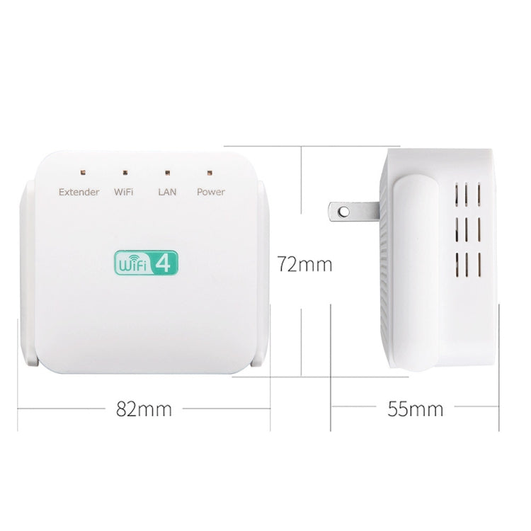 Amplificateur Wi-Fi 2.4G 300M répéteur WiFi longue portée amplificateur de signal sans fil, prise US blanc, prise EU blanc, prise UK blanc, prise US noir, prise EU noir, prise UK noir