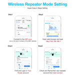 Amplificateur Wi-Fi 2.4G 300M répéteur WiFi longue portée amplificateur de signal sans fil, prise US blanc, prise EU blanc, prise UK blanc, prise US noir, prise EU noir, prise UK noir