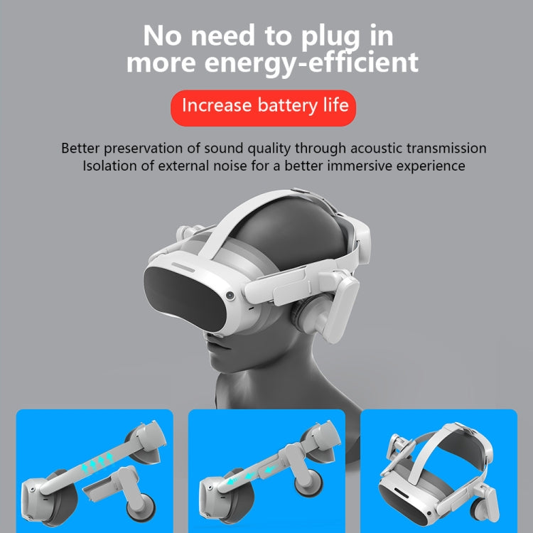 Cache-oreilles audio pour casque PICO 4 / PICO 4 PRO, accessoires VR anti-interférences, P2
