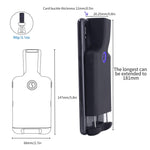 Scanner de codes-barres Bluetooth 2D HC101D sans fil avec clip arrière, lecteur de codes-barres pour téléphone, 2D milieu, 2D côté