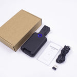 Scanner de codes-barres Bluetooth 2D HC101D sans fil avec clip arrière, lecteur de codes-barres pour téléphone, 2D milieu, 2D côté