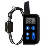 Collier anti-aboiements avec télécommande 800 m, à vibrations et à stimulation électrique.