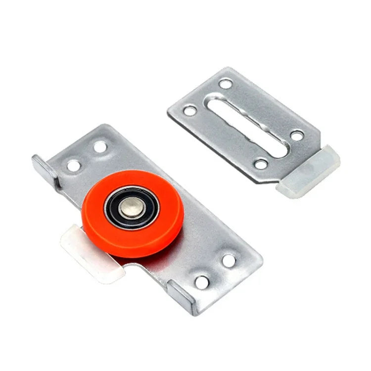 Accessoires silencieux pour porte coulissante de placard avec poulie et 8 vis, poulie