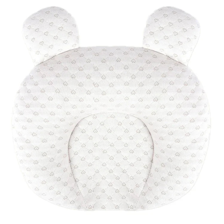 Oreiller pour bébé 0-1 an anti-tête plate, remplissage en soie d'amour, remplissage en soie d'ours, remplissage en soie de pentagone, remplissage en latex d'amour, remplissage en latex d'ours, remplissage en latex de pentagone