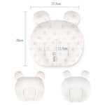 Oreiller pour bébé 0-1 an anti-tête plate, remplissage en soie d'amour, remplissage en soie d'ours, remplissage en soie de pentagone, remplissage en latex d'amour, remplissage en latex d'ours, remplissage en latex de pentagone