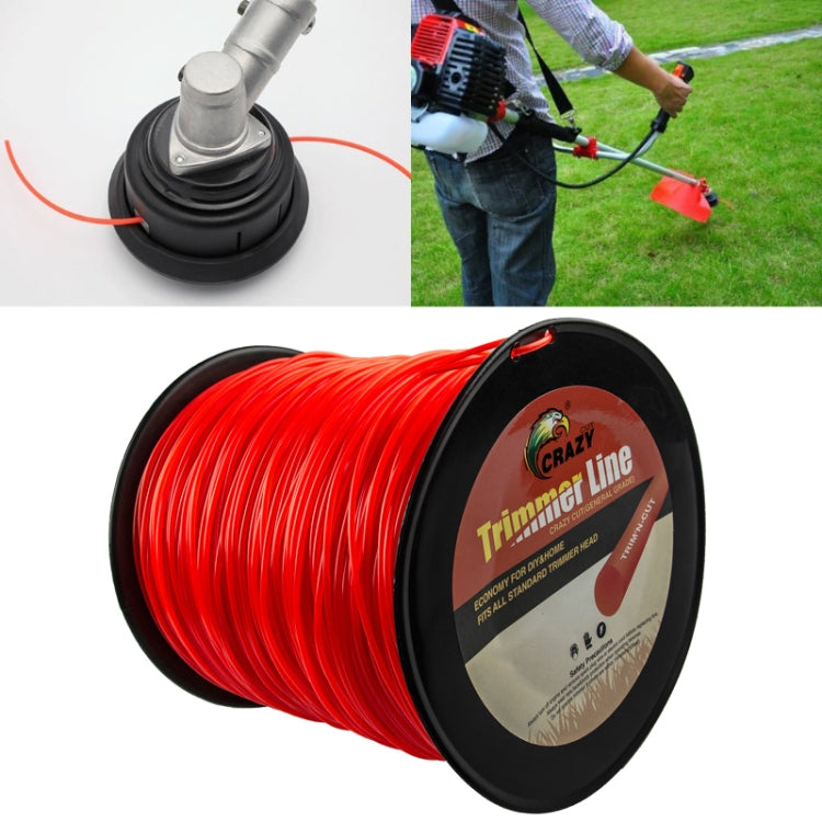 Corde de coupe en nylon pour herbe 5LB, arbre de transmission, 3,0mm ronde
