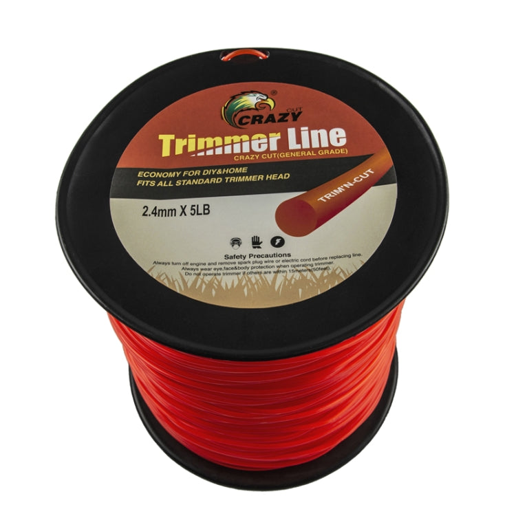 Corde de coupe en nylon pour herbe 5LB, arbre de transmission, 3,0mm ronde