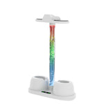 Pour la station de charge et support de rangement des lunettes VR Meta Quest 3 avec lumière RGB, station de charge