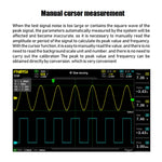 Oscilloscope numérique double canal 2 en 1 FNIRSI 100M bande passante 1GS échantillonnage générateur de signal, prise EU, 1014D, 1014D + sonde P4100