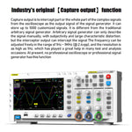 Oscilloscope numérique double canal 2 en 1 FNIRSI 100M bande passante 1GS échantillonnage générateur de signal, prise EU, 1014D, 1014D + sonde P4100