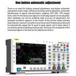 Oscilloscope numérique double canal 2 en 1 FNIRSI 100M bande passante 1GS échantillonnage générateur de signal, prise EU, 1014D, 1014D + sonde P4100