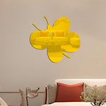 Autocollants Muraux Stéréo Papillon Acrylique Chambre Salon Décoration Murale Fond Miroir Souple, Papillon
