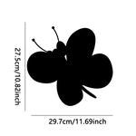 Autocollants Muraux Stéréo Papillon Acrylique Chambre Salon Décoration Murale Fond Miroir Souple, Papillon