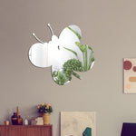 Autocollants Muraux Stéréo Papillon Acrylique Chambre Salon Décoration Murale Fond Miroir Souple, Papillon