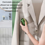 Rouleau de papier adhésif double-face anti-peluches détachable, gris, vert