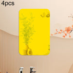 Miroir Acrylique Rectangulaire à Coins Arrondis, Autocollants Muraux Stéréo, Décoration d'Intérieur, Miroir Souple, 4 pièces 15cm x 10cm, 4 pièces 20cm x 13cm, 4 pièces 30cm x 20cm, 4 pièces 42cm x 27cm