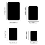 Miroir Acrylique Rectangulaire à Coins Arrondis, Autocollants Muraux Stéréo, Décoration d'Intérieur, Miroir Souple, 4 pièces 15cm x 10cm, 4 pièces 20cm x 13cm, 4 pièces 30cm x 20cm, 4 pièces 42cm x 27cm