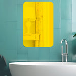 Miroir Acrylique Rectangulaire à Coins Arrondis, Autocollants Muraux Stéréo, Décoration d'Intérieur, Miroir Souple, 4 pièces 15cm x 10cm, 4 pièces 20cm x 13cm, 4 pièces 30cm x 20cm, 4 pièces 42cm x 27cm
