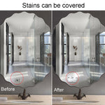 18pcs /Set Autocollant Mural Miroir Acrylique Fleur de Cerisier Décoration Murale Fond de Salon Chambre, Fleur de Cerisier